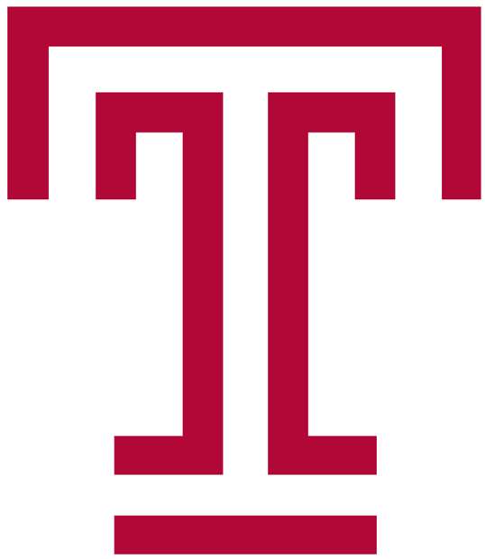 Temple Owls 1972-1995 Alternate Logo vinyl decal